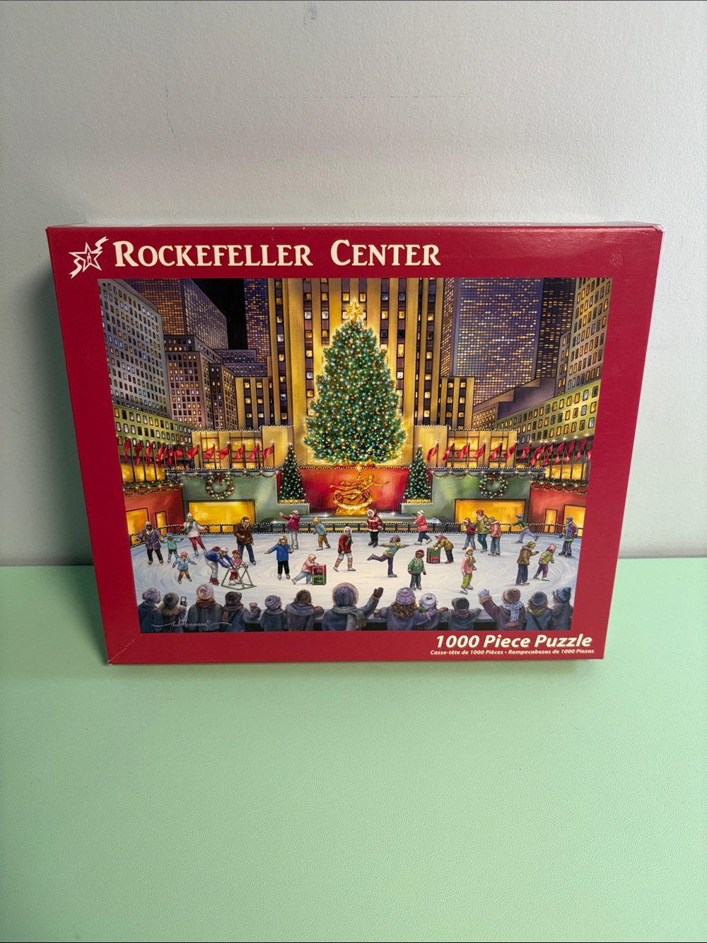 Rockefeller Center at Christmas 1000 Piece Jigsaw Puzzle